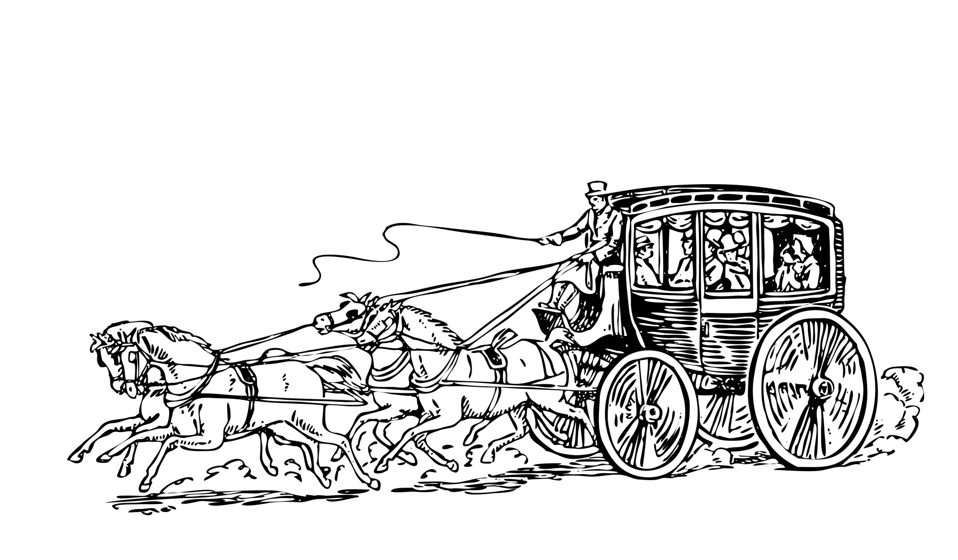 stagecoach-clipart-illustration